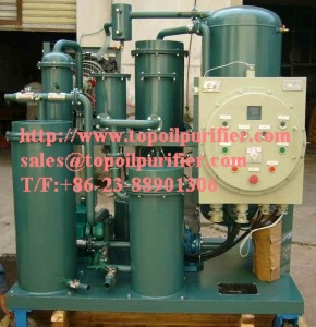 Lubricating oil purifying machine, oil recovery
