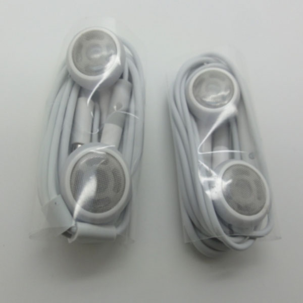 White iPhone earphone
