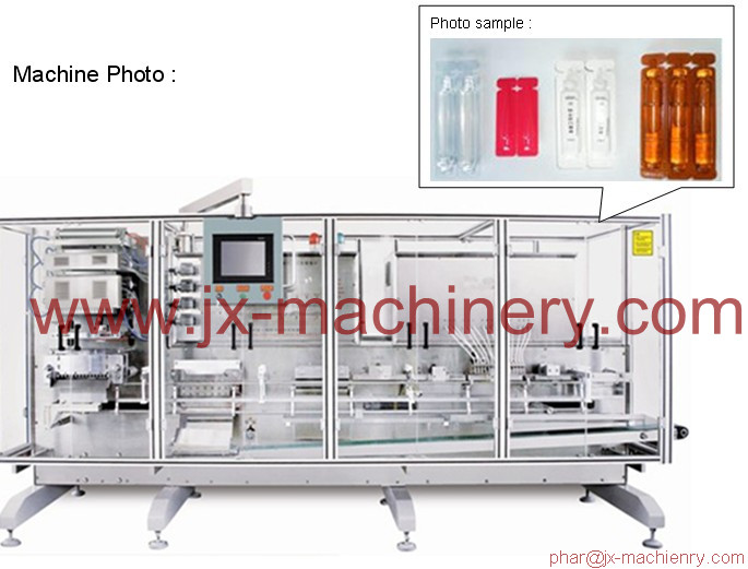 plastic ampoule filling and sealing machine