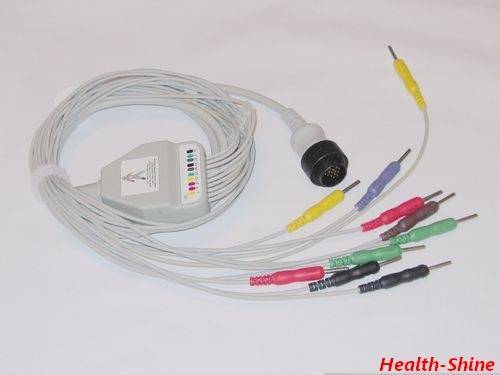 KENZ EKG cable with 10 leadwire,ECG cable