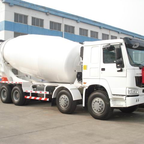 Truck-mounted concrete mixer