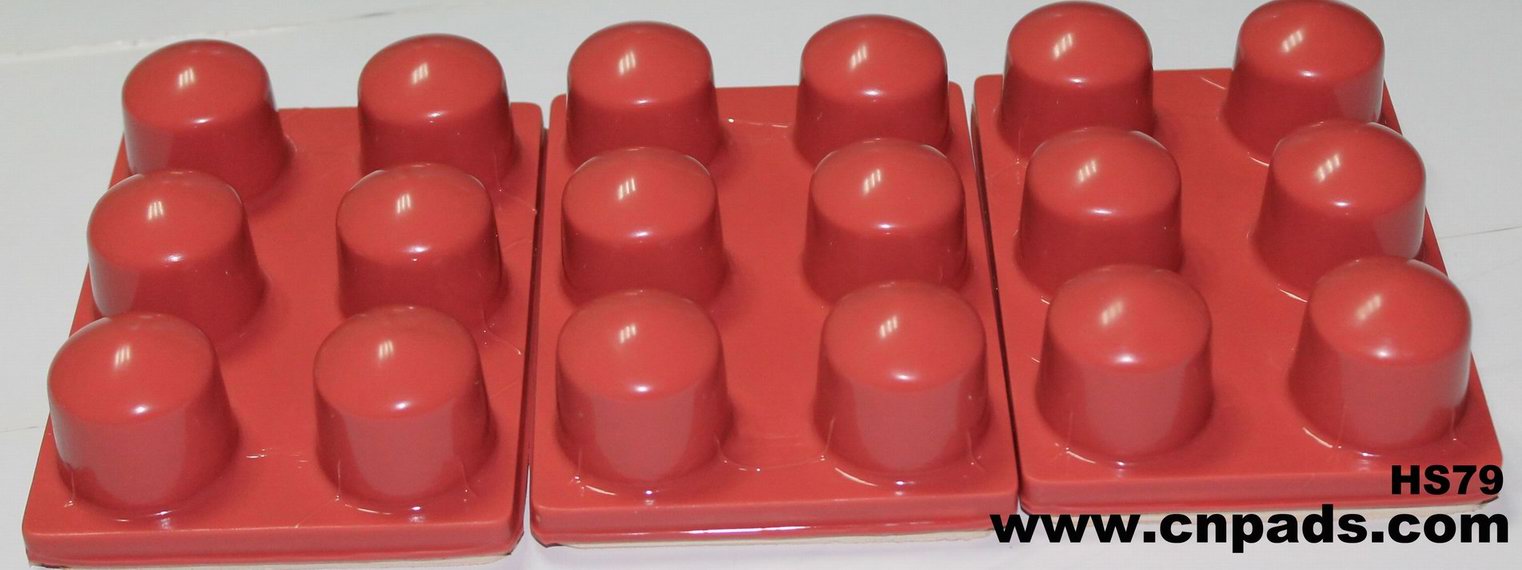 Silicone pad printing rubber