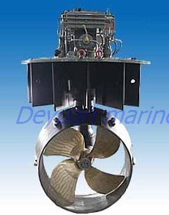 Marine rudder propeller