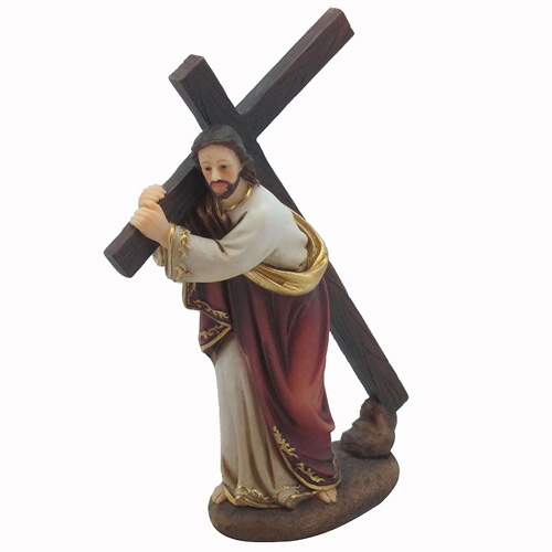Religious cross figurine