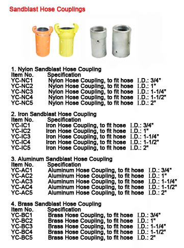 Sandblast hose coupling,nylon hose coupling
