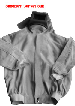 Sandblast suit,sandblast clothing,canvas clothing