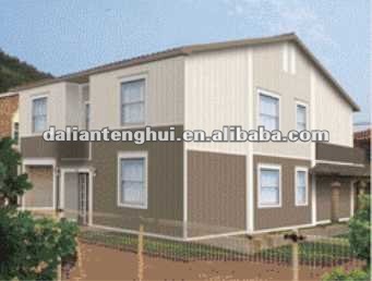 decorative exterior wall panel for prefab house