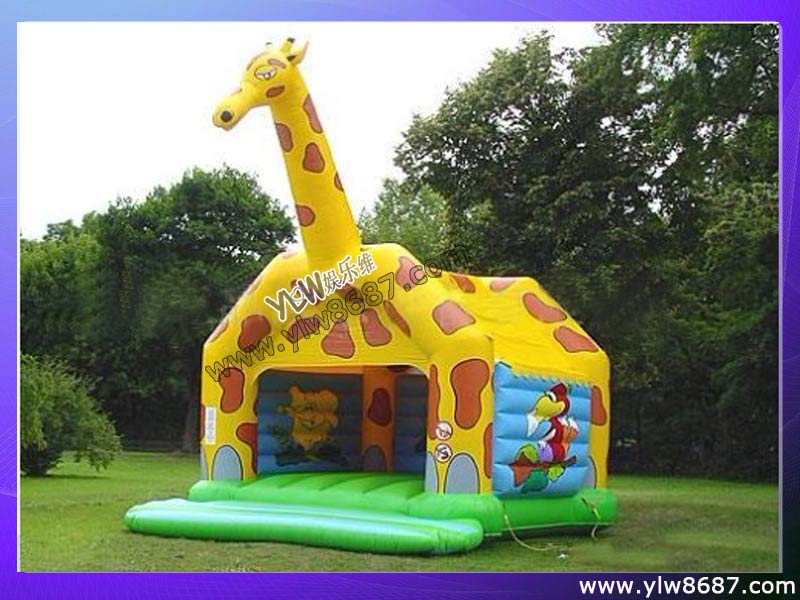 inflatable animal bouncer,inflatable giraf castle