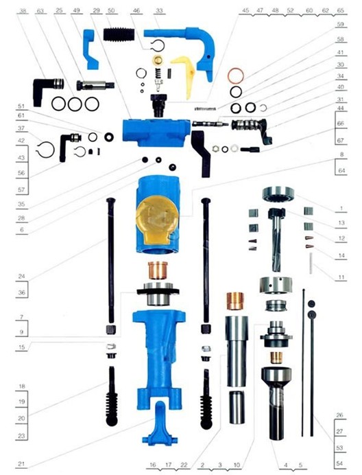 YT29Arock drill