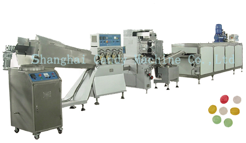 ball flat lollipop hard candy machine deposit line
