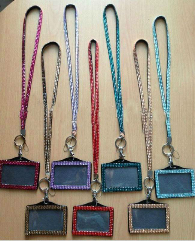 crystal rhinestone phone lanyard/Phone strap