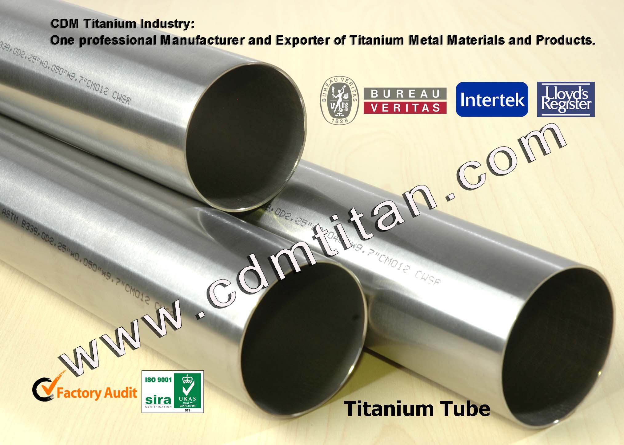 CDM Special Titanium tube