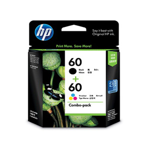 HP original ink cartridge cn067 no.60 combo