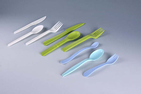 biodegradable plastic fork and knife