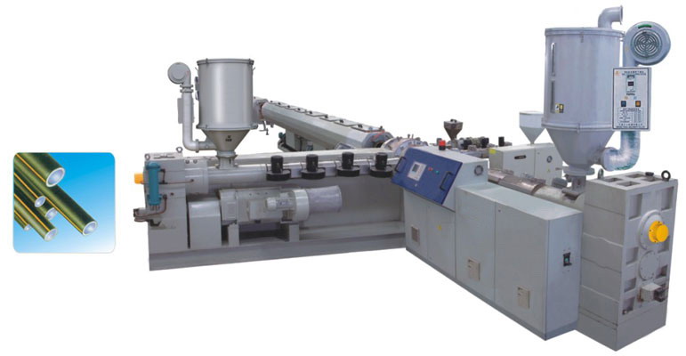 three-layer co-extruded pipe production line