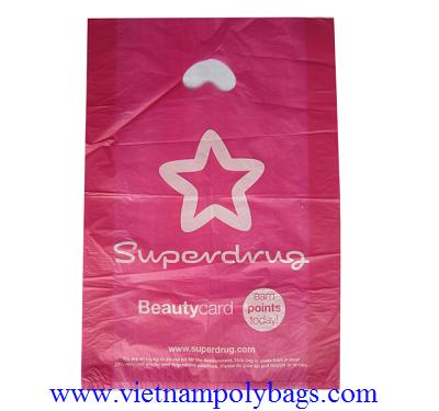 Die-cut plastic bags