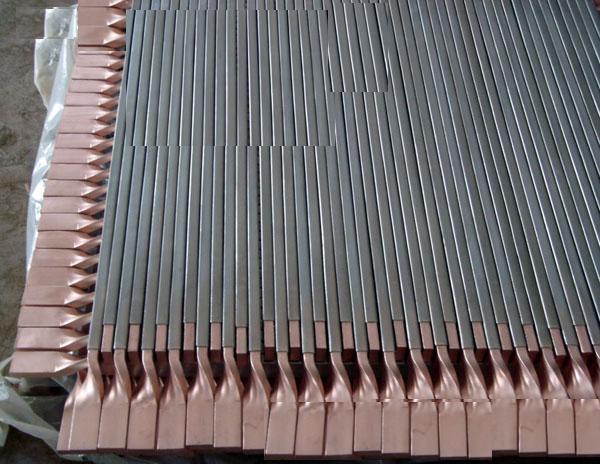 Titanium Clad Copper Bar