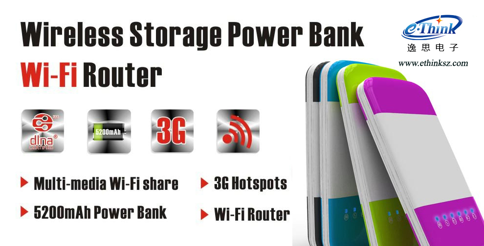 mini/travel WiFi router with 3G(ETHINK)