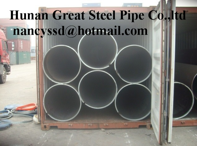 API 5L /ASTM A53/A252 SSAW steel pipe