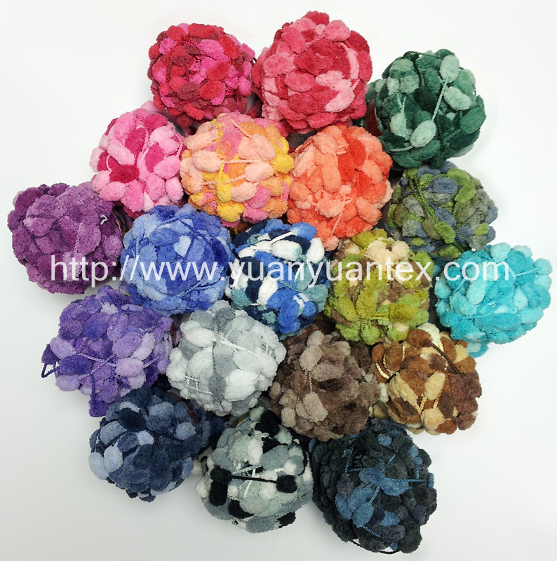 pompon yarn/fancy yarn