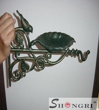 cast iron bird feeder and bath
