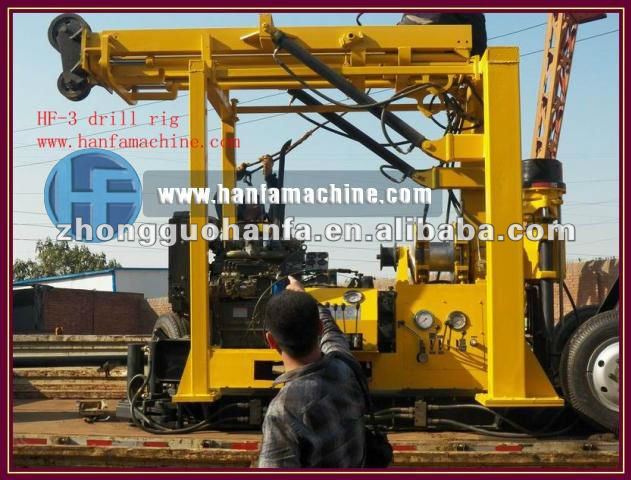 HF-3 mobile water well drilling rigs for sale