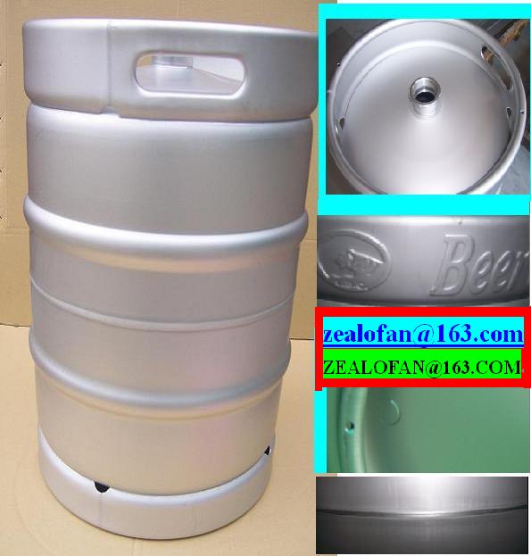 stainless keg US barrel 1/2 BBL,15.5 Gallon keg