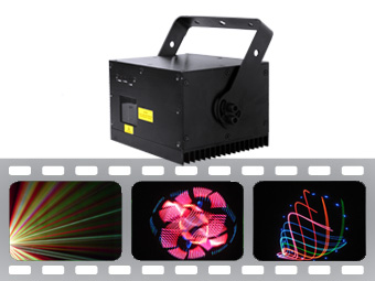 300mW RGB mini animation stage laser