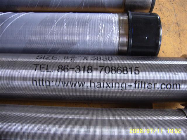 SS304,slot0.3mm,wedge wire filter screen factory