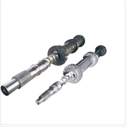 Rubber screw and barrel