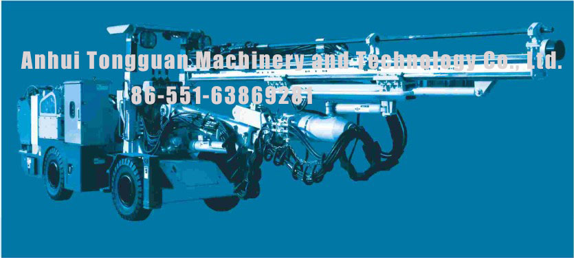 Electric hydraulic rock drilling jumbo