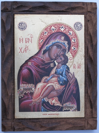 Religious icon og Virgin Glykofilousa