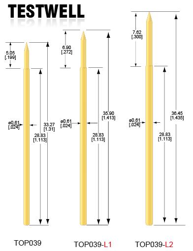 Test probes for electronic applicance