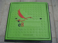 GRP manhole cover