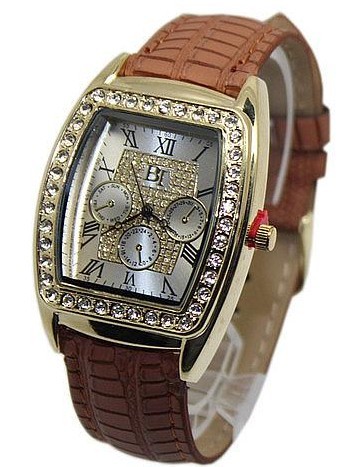 Elegant watch with diamond on it