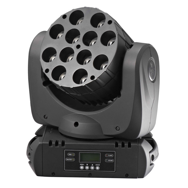 RGBW 4in1 12*10W Cree LED beam moving head light