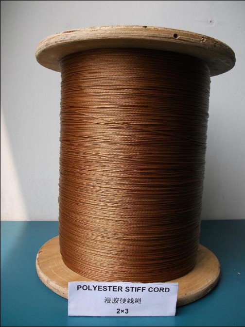 100% polyester stiff cord 1100dtex/2*3