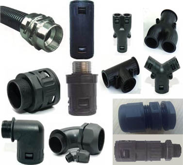 Polyamide flexible cable conduit fittings China