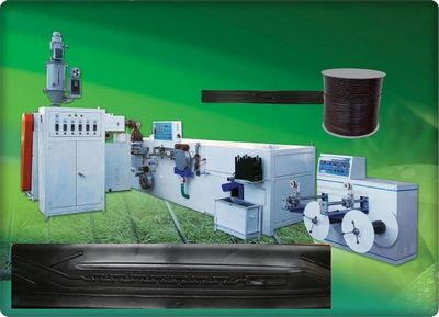melt flow type drip irrigation pipe machine