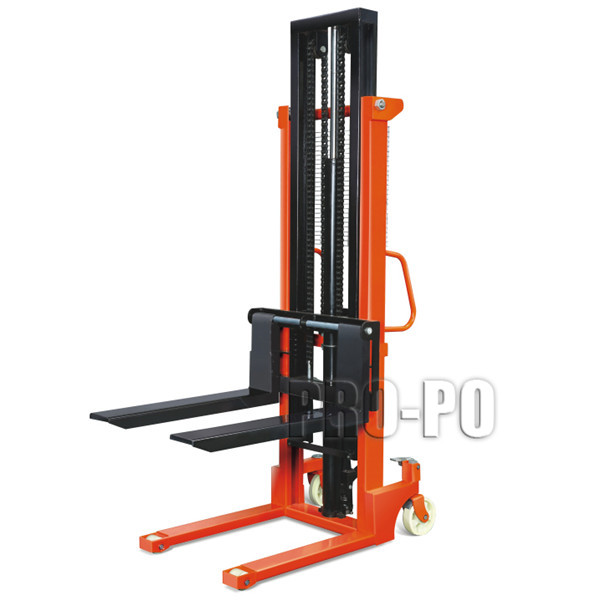 manual lift stacker