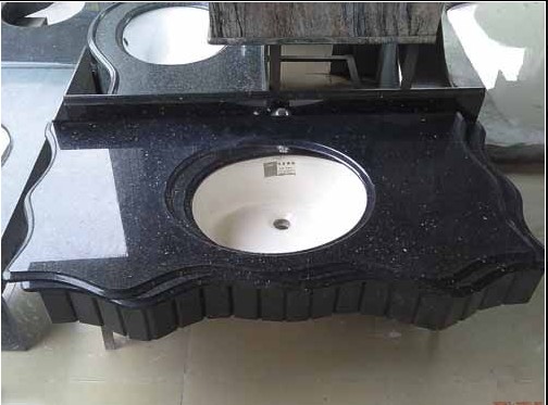 Black galaxy granite