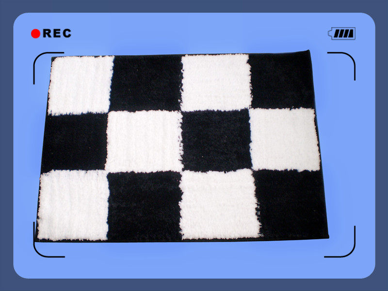 100%polyester non slip mat