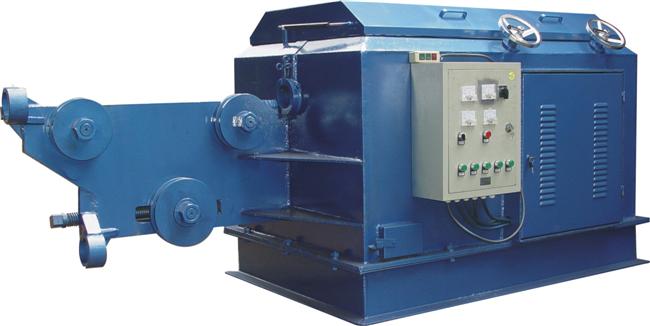 Wire peeling and derusting machine