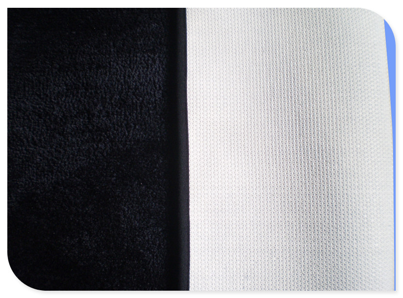 microfiber mat,100%polyester TPR,place mat