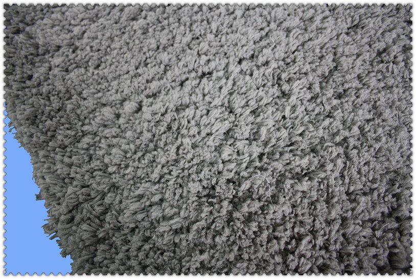 Soft microfiber shaggy floor rug