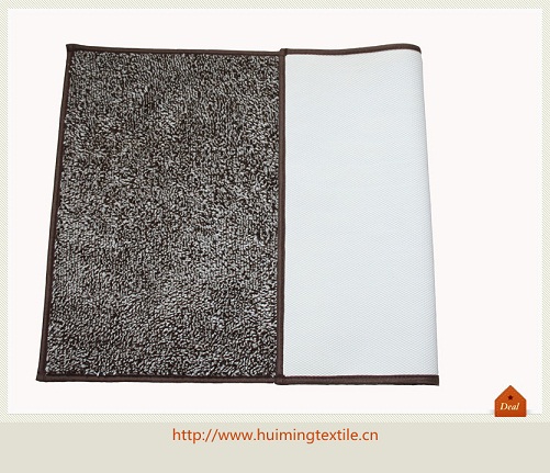 100%polyester waterproof anti slip floor mat