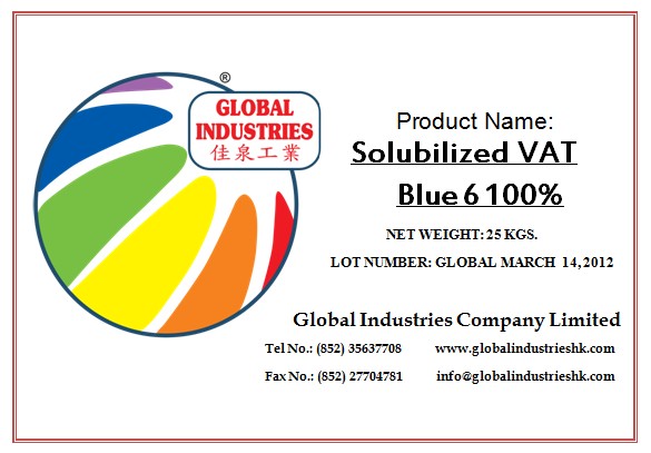 Solubilized VAT Dyes