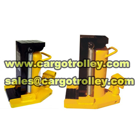 hydraulic toe jack operating principle