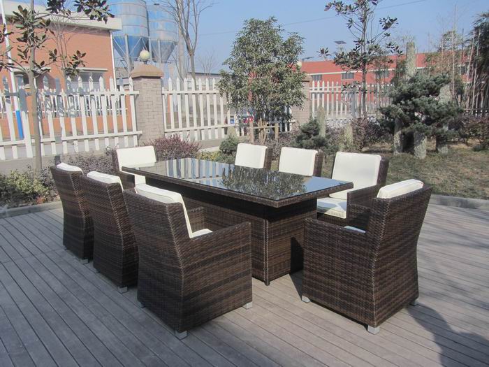 rattan dining set outdoor furniture