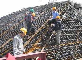 Construction workers from Vietnam
